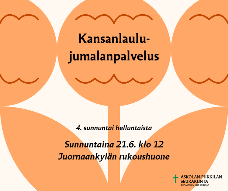 Mainoskuva, jossa on samat tekstit ja tiedot kuin tapahtumakuvauksessa. 