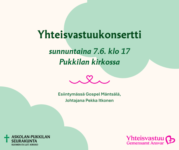 Mainoskuva, jossa on samat tekstit ja tiedot kuin tapahtumakuvauksessa. 